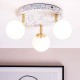 Lott 3 Ball Spotlight Satin Brass