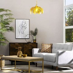 Brookby Palm Pendant Gold