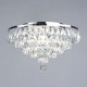 Elsa 40cm Crystal Diamond Flush Chrome