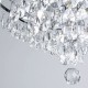 Elsa 40cm Crystal Diamond Flush Chrome