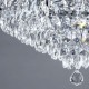 Elsa 55cm Crystal Diamond Flush Chrome