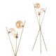 Lincoln Tripod Floor Lamp Satin Brass