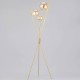 Lincoln Tripod Floor Lamp Satin Brass