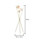 Lincoln Tripod Floor Lamp Satin Brass