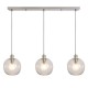 Alfie Bobble Glass Diner Polished Nickel