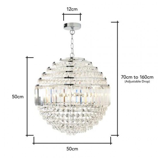 Paladina Large Ball Chrome