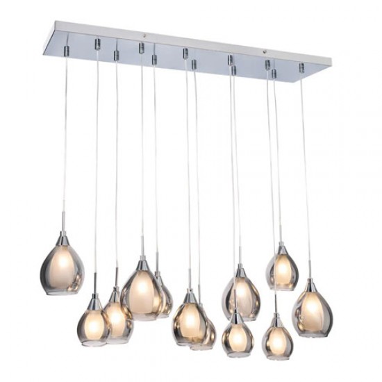 Carmella Diner Pendant Smoke