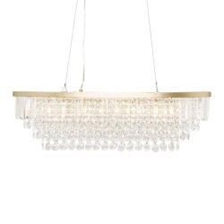 Paladina Diner Pendant Satin Brass