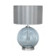 Metro Large Ball Table Lamp Blue/Grey/Polished Nickel