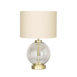 Mini Metro Ball Table Lamp Satin Brass
