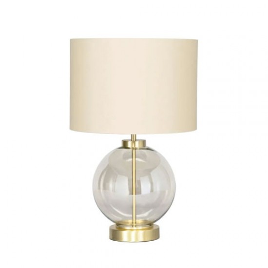 Mini Metro Ball Table Lamp Satin Brass