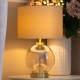 Mini Metro Ball Table Lamp Satin Brass