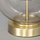 Mini Metro Ball Table Lamp Satin Brass