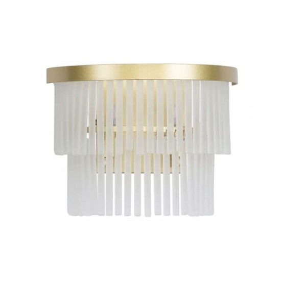 Aubrey Wall Light Satin Brass