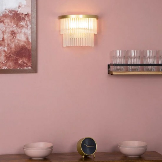 Aubrey Wall Light Satin Brass