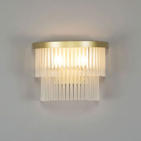 Aubrey Wall Light Satin Brass
