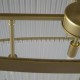 Aubrey Oval Diner Pendant Satin Brass