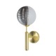 Emile Wall Light Satin Brass/Smoke