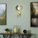 Emile Wall Light Satin Brass/Smoke