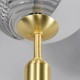 Emile Wall Light Satin Brass/Smoke