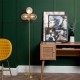 Emile 4 Light Floor Lamp Satin Brass