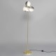 Emile 4 Light Floor Lamp Satin Brass