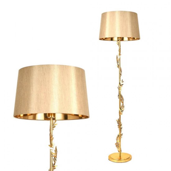 Brookby Stem Floor Lamp Gold