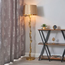 Brookby Stem Floor Lamp Gold