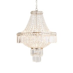 Chloe Chandelier Polished Nickle