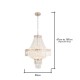 Chloe Chandelier Polished Nickle