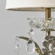 Paisley Table Lamp Antique Brass/Champagne 