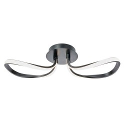 Alvar LED petals Wall Light Black