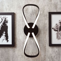 Alvar LED petals Wall Light Black