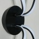 Alvar LED petals Wall Light Black