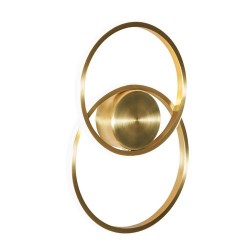 Pei LED Wall Light Brass