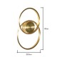 Pei LED Wall Light Brass