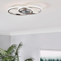 Pei LED Wall Light Chrome 