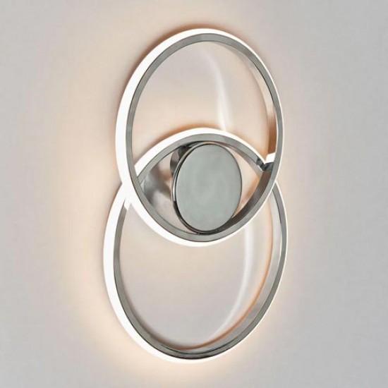 Pei LED Wall Light Chrome 