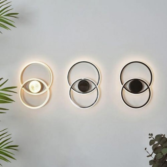 Pei LED Wall Light Chrome 