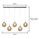 Peatrice 5 Light Diner Pendant