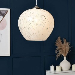 Agnes Flakestone Pendant Polished Nickel 