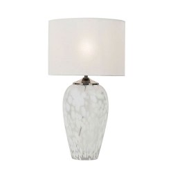 Agnes Flakestone Table Lamp Polished Nickel