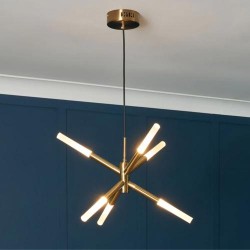 Wanda LED Ceiling Light Satin Brass