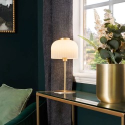 Binita Table Lamp Satin Brass