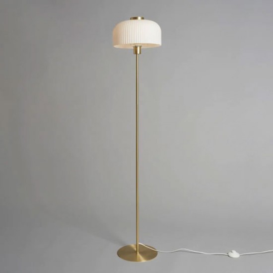 Binita Floor Lamp Satin Brass