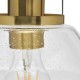 Saskia Bubble Glass Flush