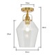 Saskia Bubble Glass Flush
