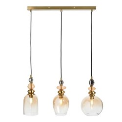 Seline 3 Light Diner Pendant Champagne 