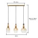 Seline 3 Light Diner Pendant Champagne 