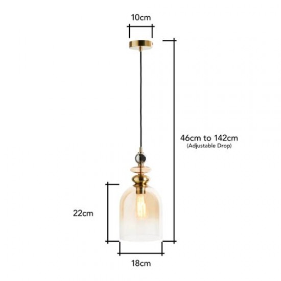 Selne Pendant Champagne 